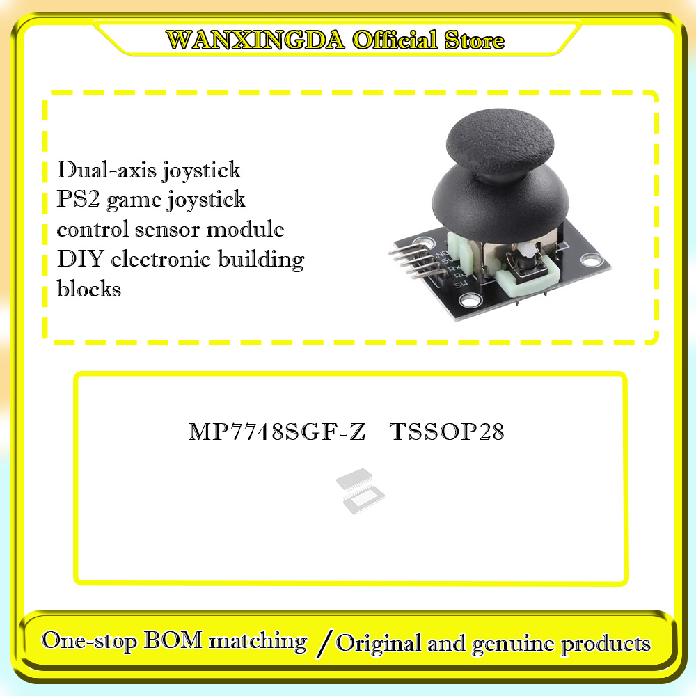 Diy Electronics Logo - MP7748SGF-Z MP7748S Dual-axis joystick PS2 game
