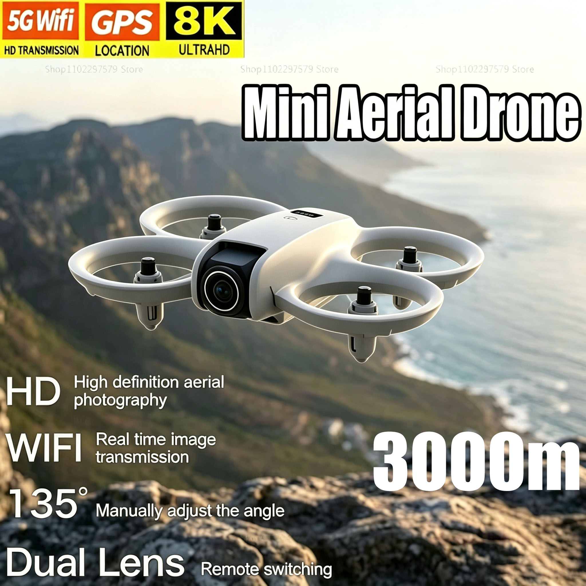Diy Rc Electronics - Mini Drone with 8K HD Camera