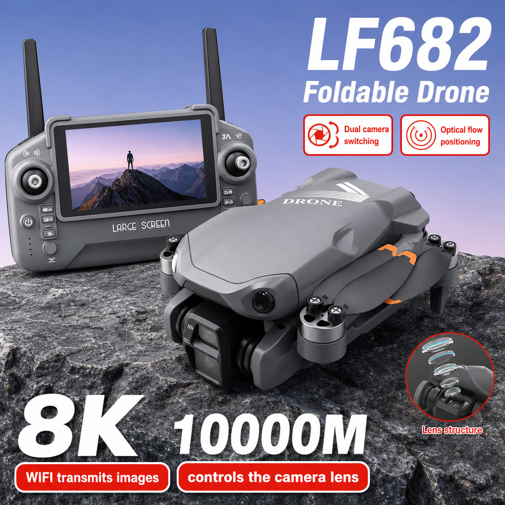 Diy Rc Electronics - Aerial Photo LF682 Drone 8K HD