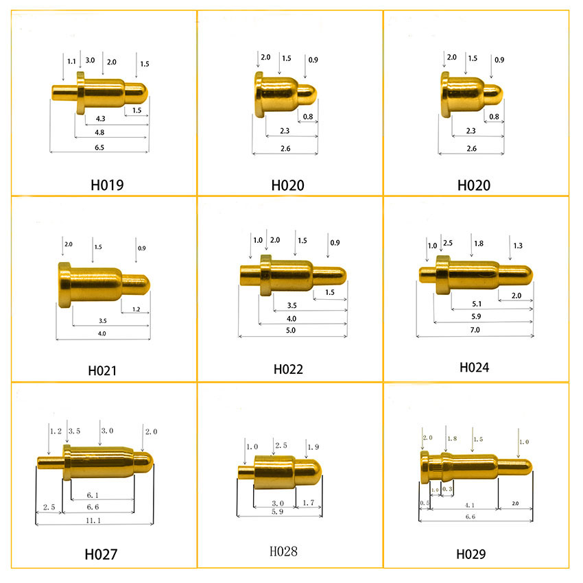 Male Female Header Pin - 1Pcs High Current Spring Loaded Pogo