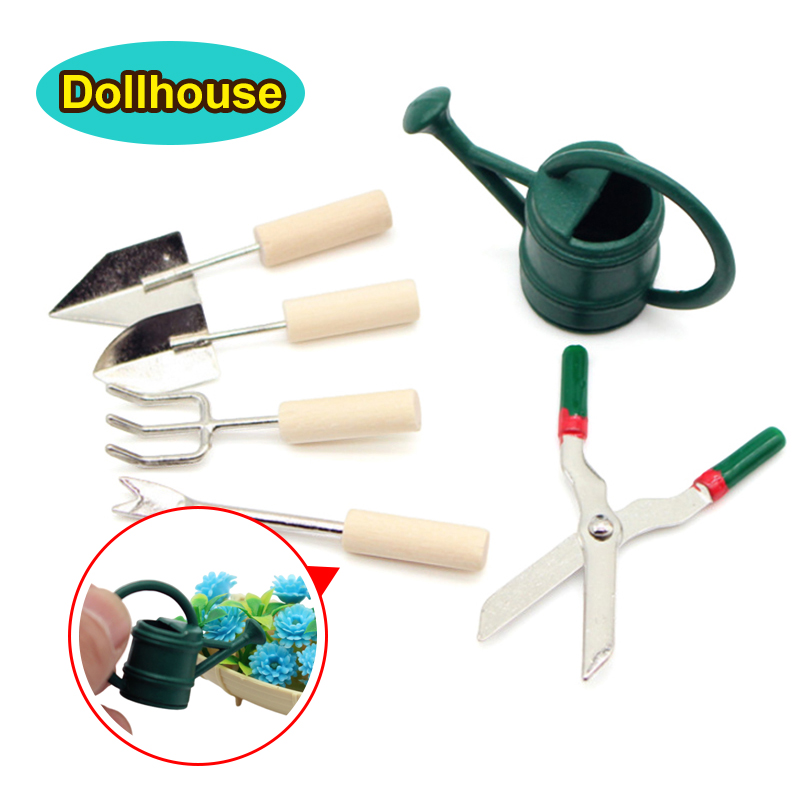 Diy Electronics Housing - 1/12 Dollhouse Simulation Watering Can Spade