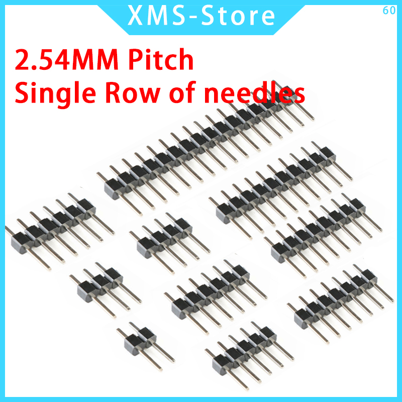 Male Female Header Pin - 2.54mm Single Row Male PCB Board