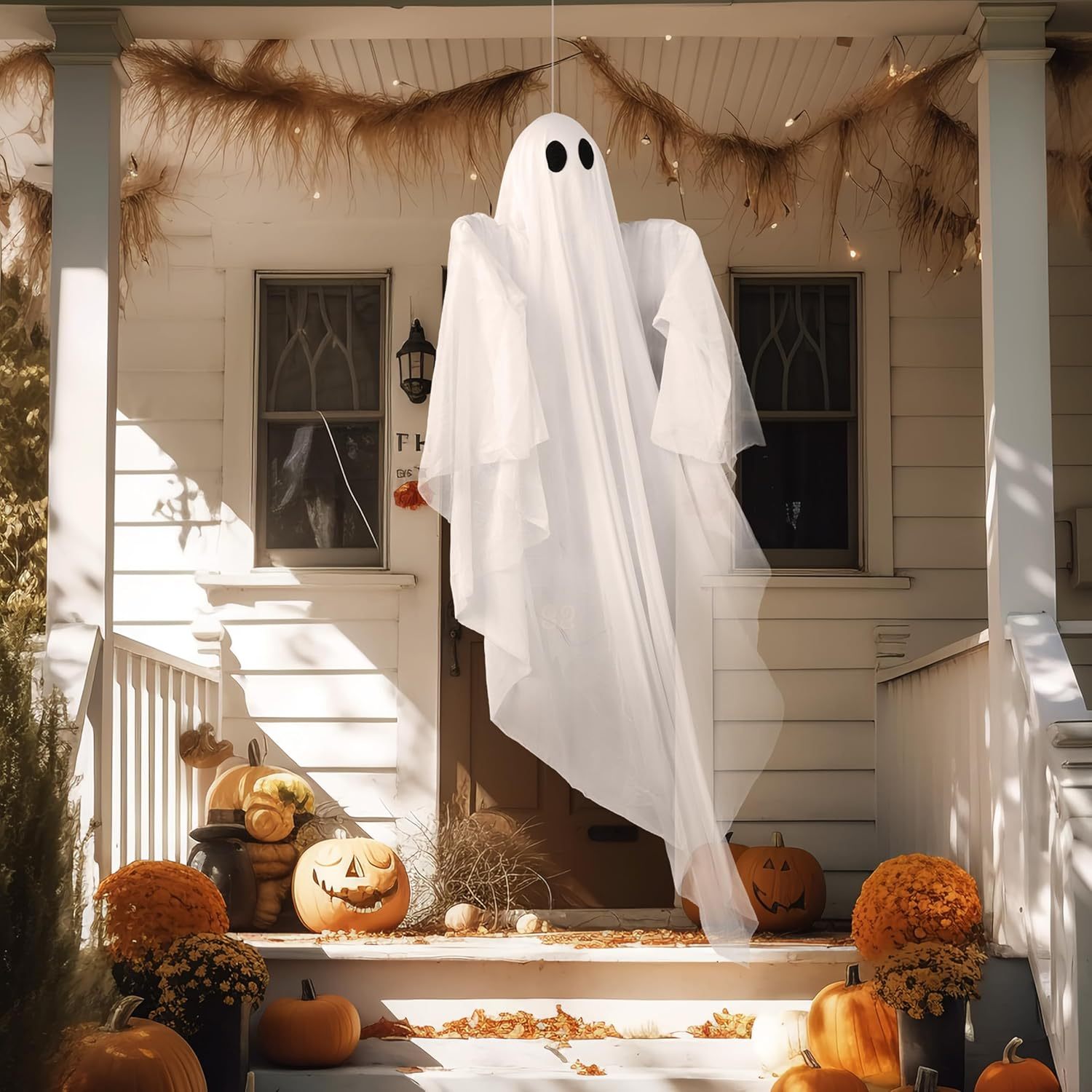 Diy Halloween Electronics - Halloween Hanging Light up Ghost with