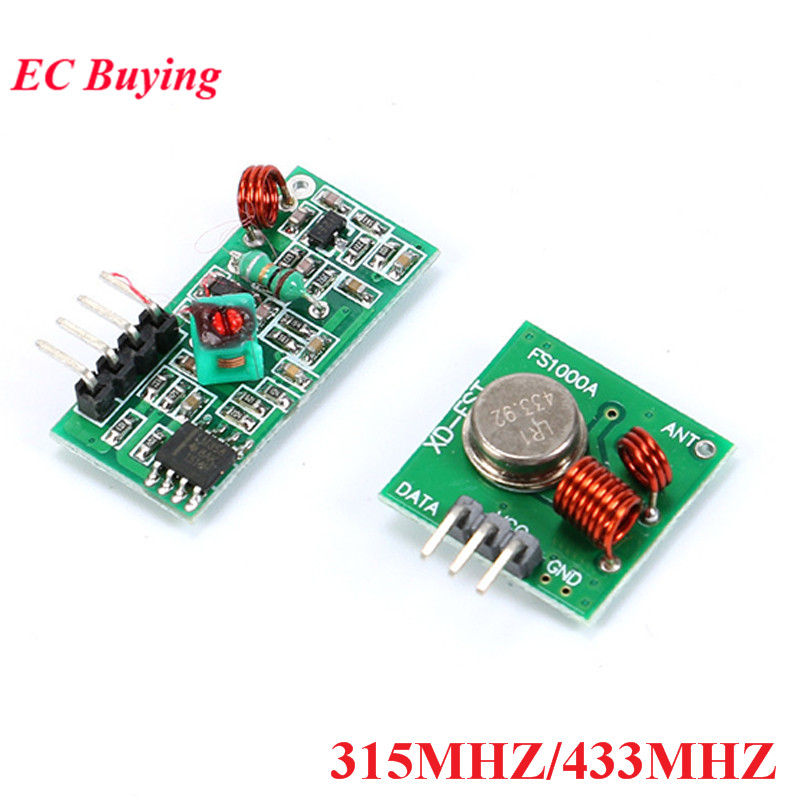 Diy Electronics India - 315mhz 433mhz RF Transmitter and Receiver