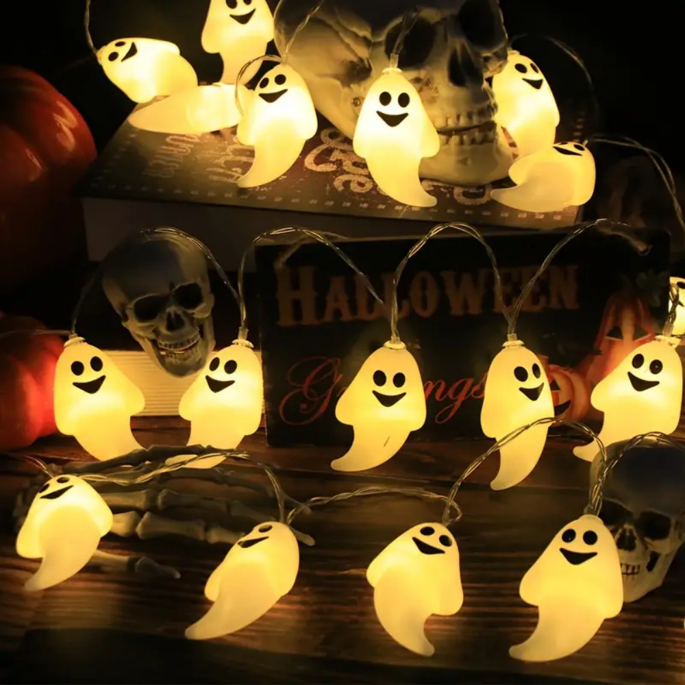 Diy Halloween Electronics - 1PC LED Ghost String Lights Festival