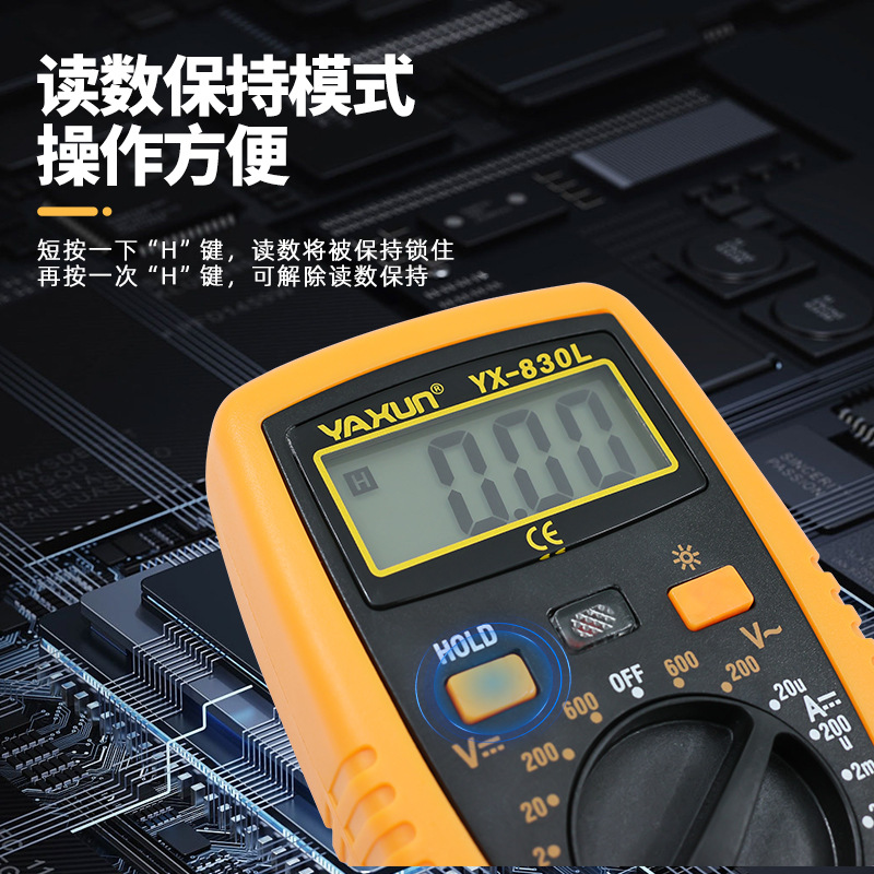 Anti-burn YX830L Pocket Digita - Multimeter Digital ulasan dan harga