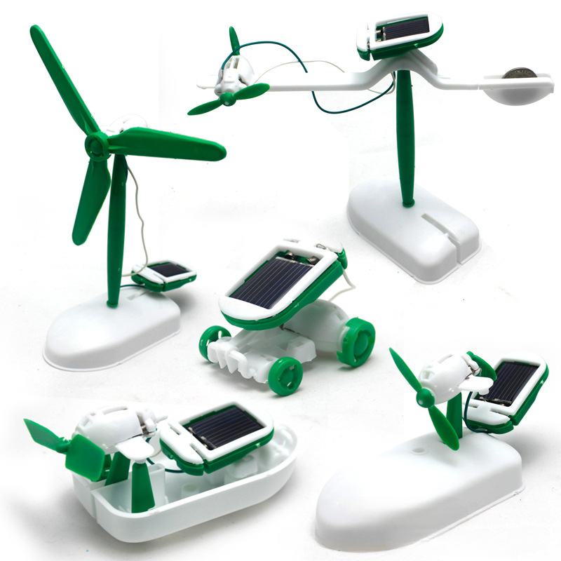 6-In-1 Solar-Power Robot Kit A - Diy Robot Electronics Kit ulasan dan harga