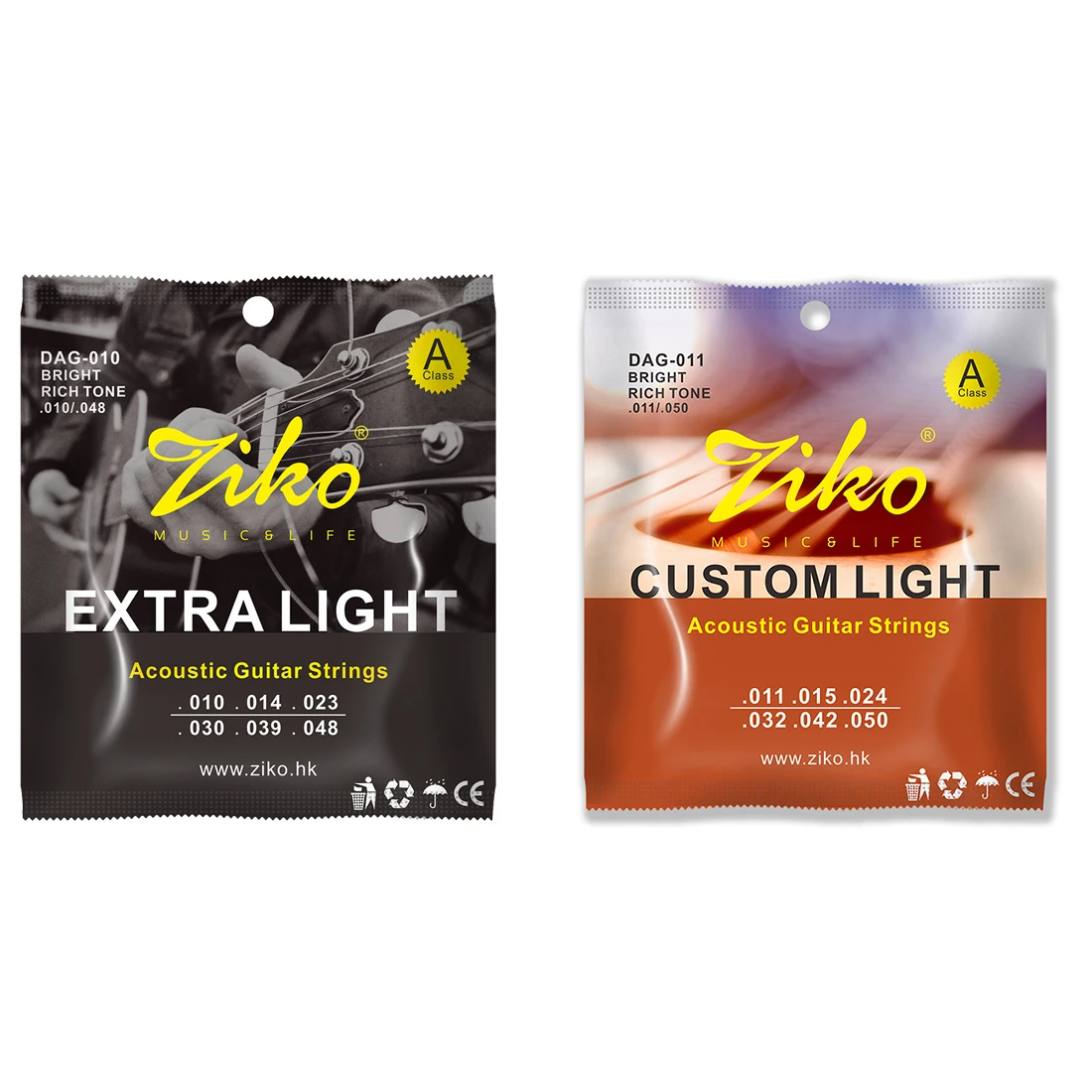 ZIKO Acoustic Guitar String St - Diy Guitar Electronics ulasan dan harga