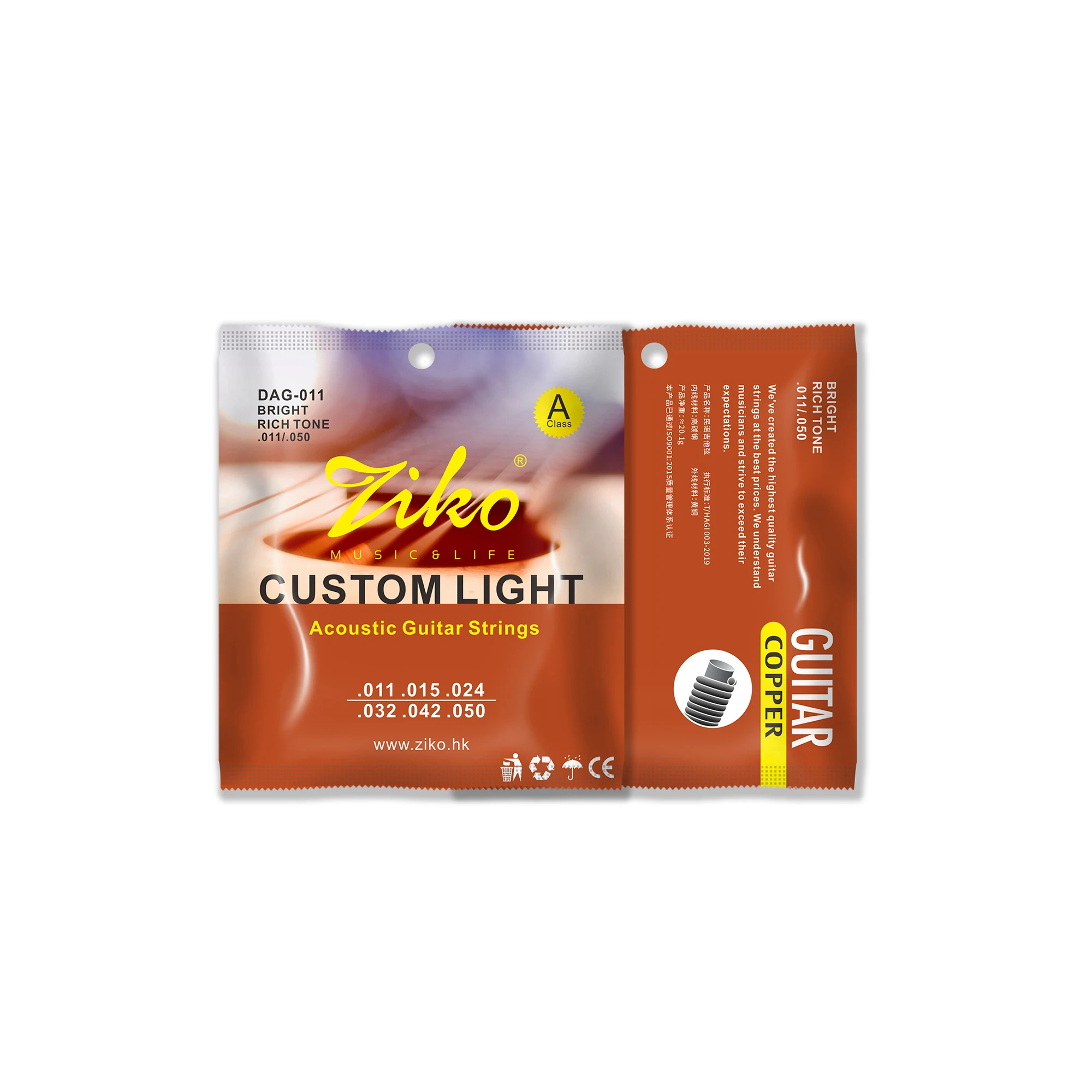 ZIKO Acoustic Guitar String St - Diy Guitar Electronics ulasan dan harga
