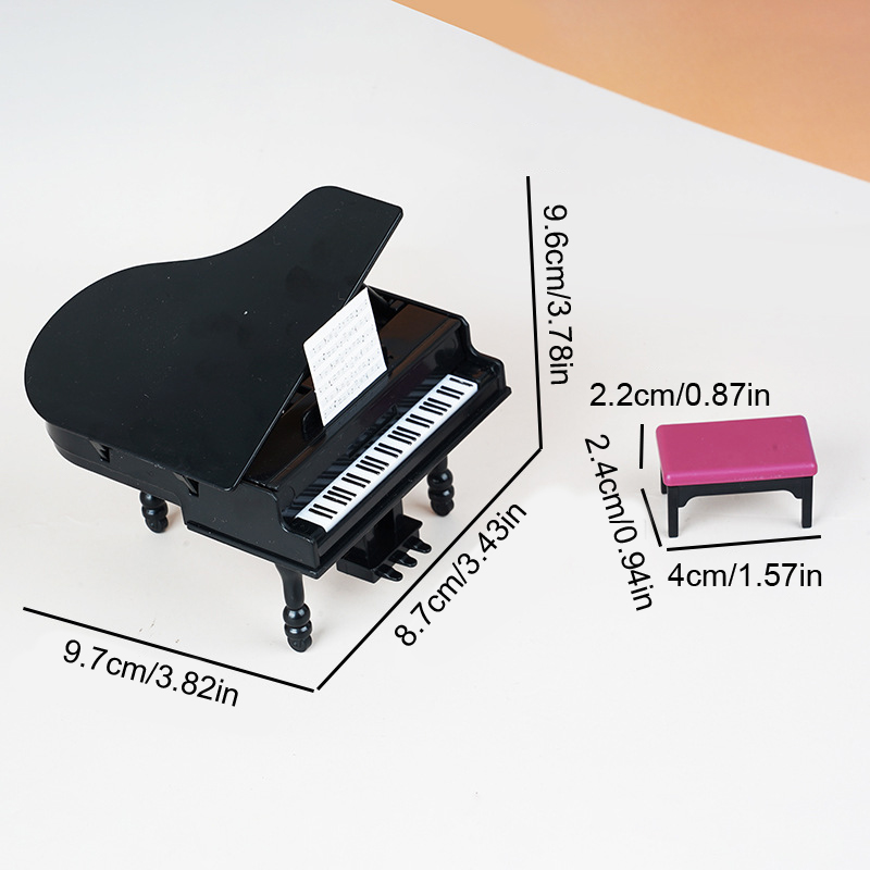 1:12 Dollhouse Miniature Piano - Diy Electronics Housing ulasan dan harga