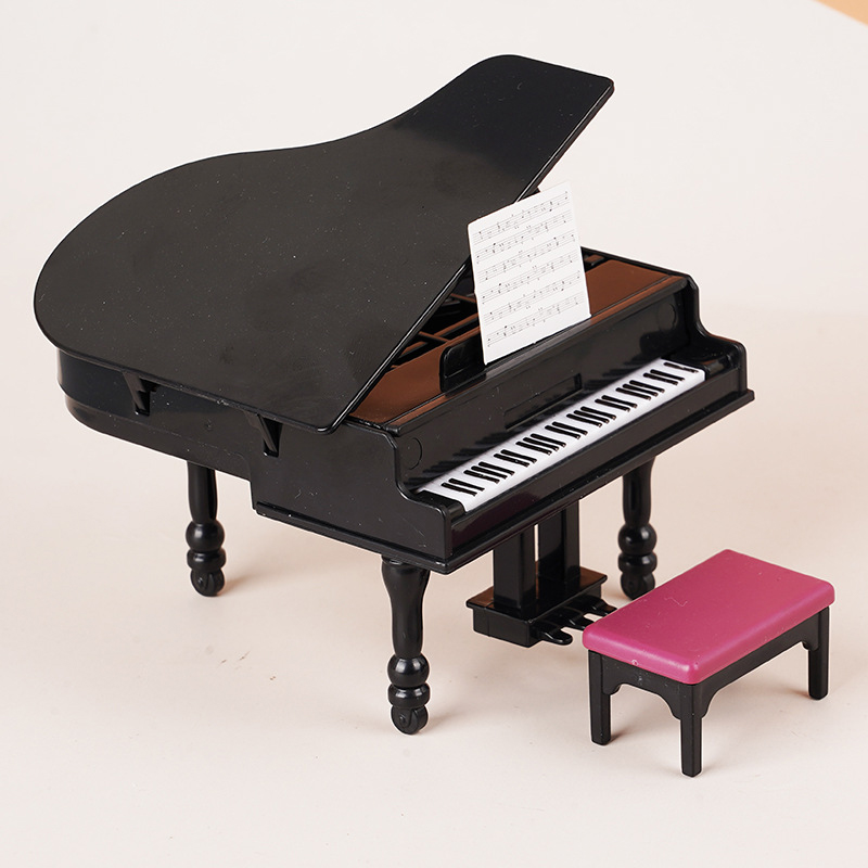 1:12 Dollhouse Miniature Piano - Diy Electronics Housing ulasan dan harga