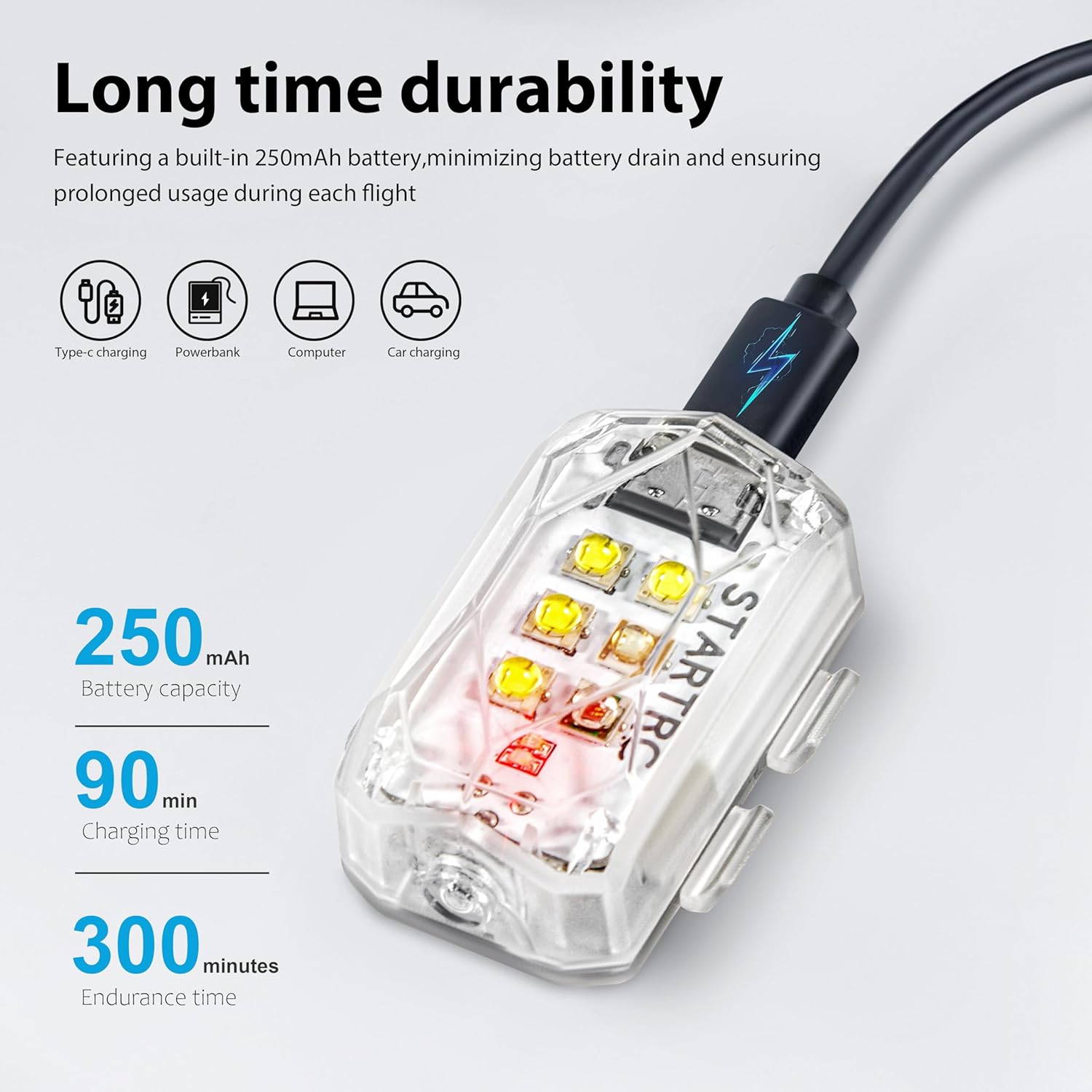 STARTRC Drone Strobe Light Ant - Diy Rc Electronics ulasan dan harga