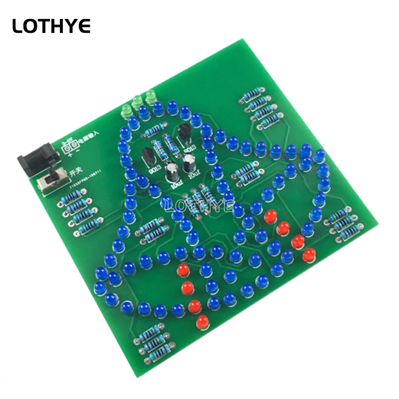 DC 3-5V LED Light Swing Wind C - Diy Analog Electronics ulasan dan harga