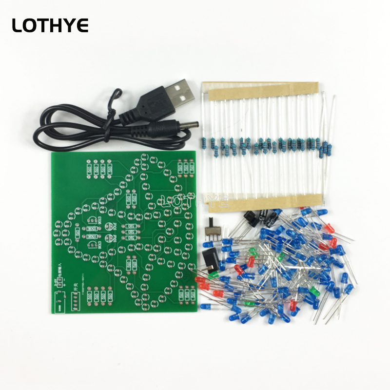 DC 3-5V LED Light Swing Wind C - Diy Analog Electronics ulasan dan harga