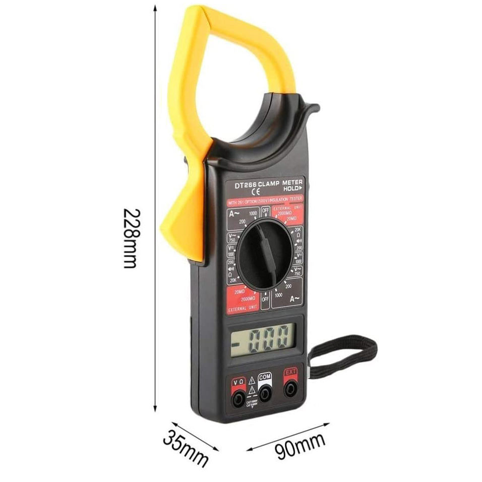 3 1/2 Digits LCD with a Max Re - Multimeter Digital ulasan dan harga