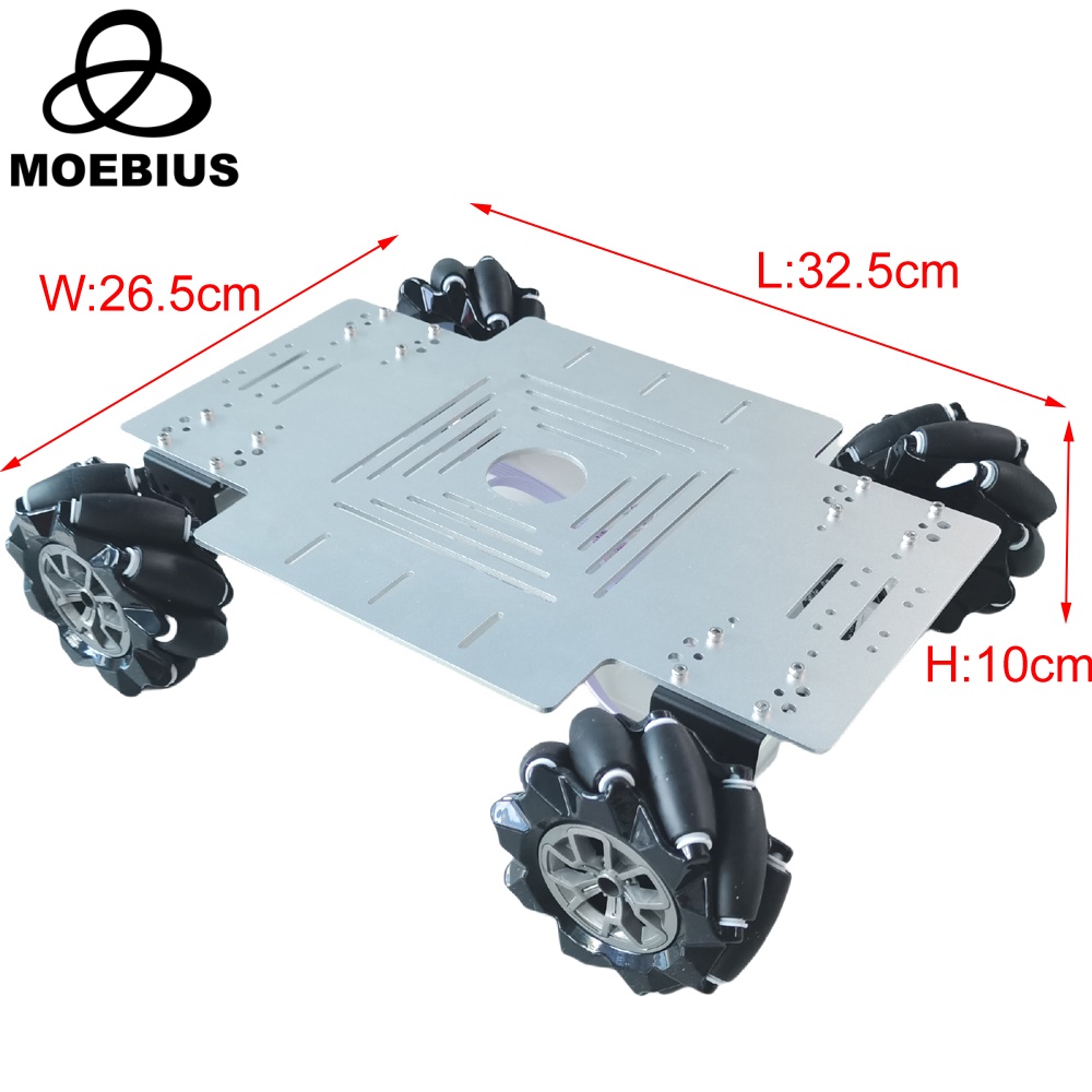 25KG Load 4WD Mecanum Wheel Ro - Diy Robot Electronics Kit ulasan dan harga