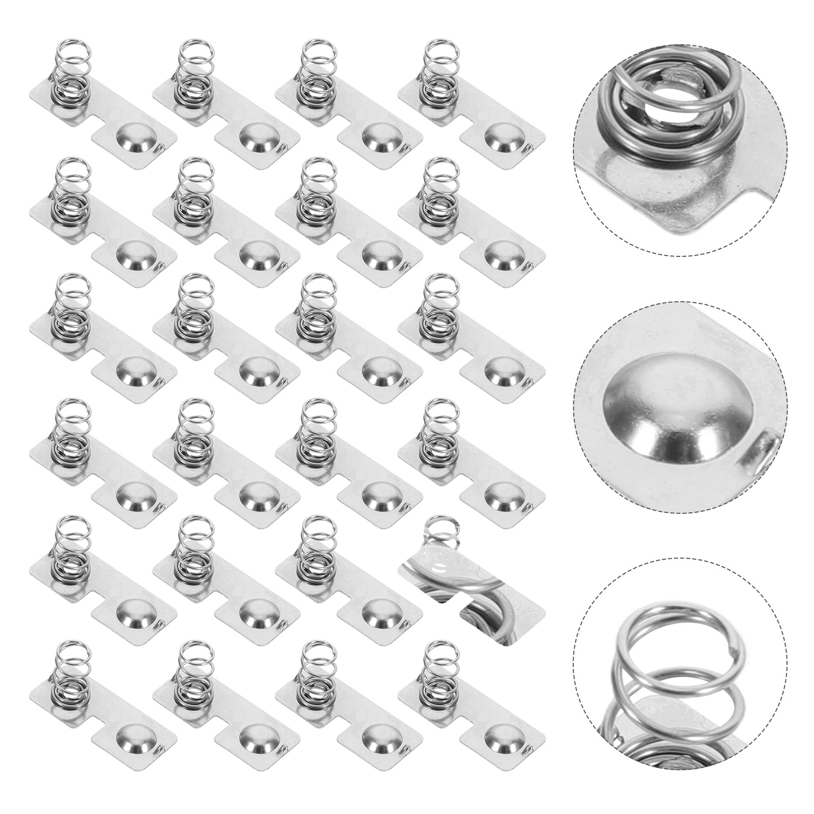 100Pcs Aa Battery Spring Conta - Diy Electronics Holder ulasan dan harga