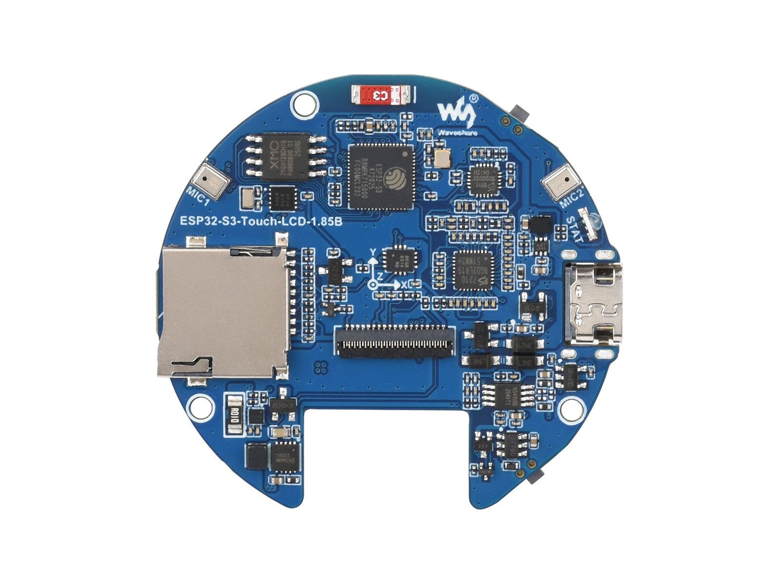 ESP32-S3 1.85inch LCD Capaciti - Diy Electronics Board ulasan dan harga
