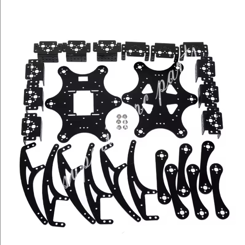 18 DOF Aluminium Hexapod Spide - Diy Robot Electronics Kit ulasan dan harga