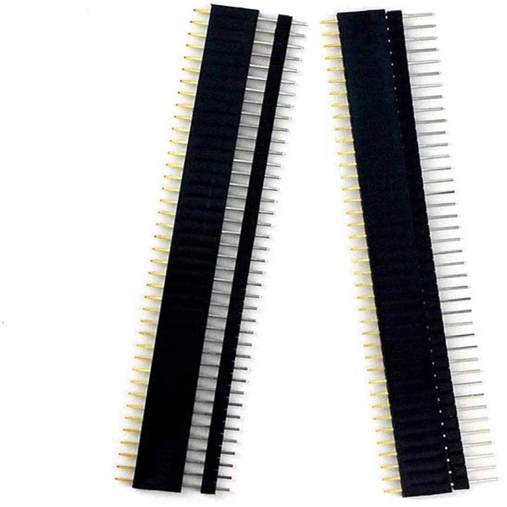 20 Pcs 10 Pairs 40 Pin 1x40 Si - Male Female Header Pin ulasan dan harga