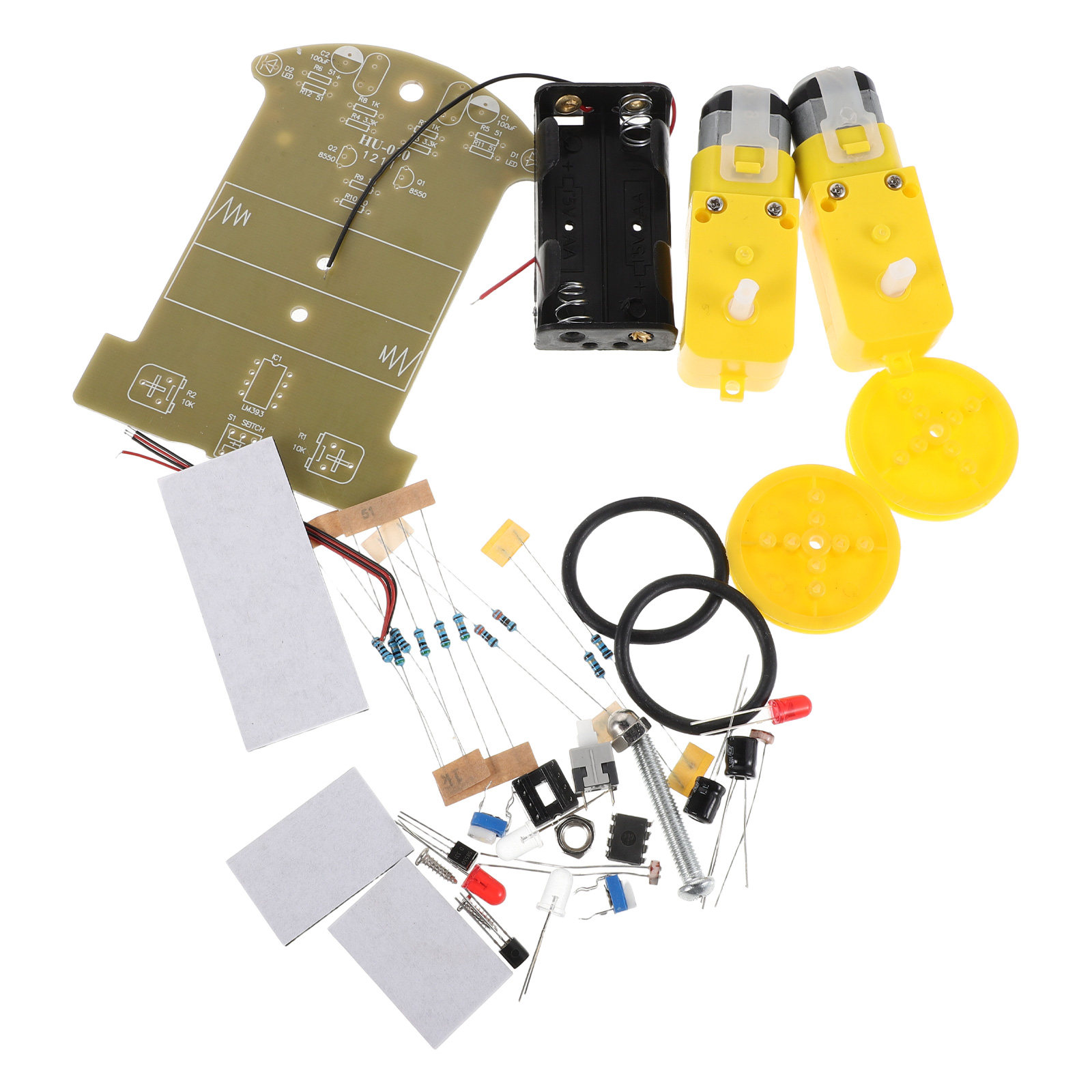 1Set Line Following Robot Car  - Diy Electronics Project Kit ulasan dan harga