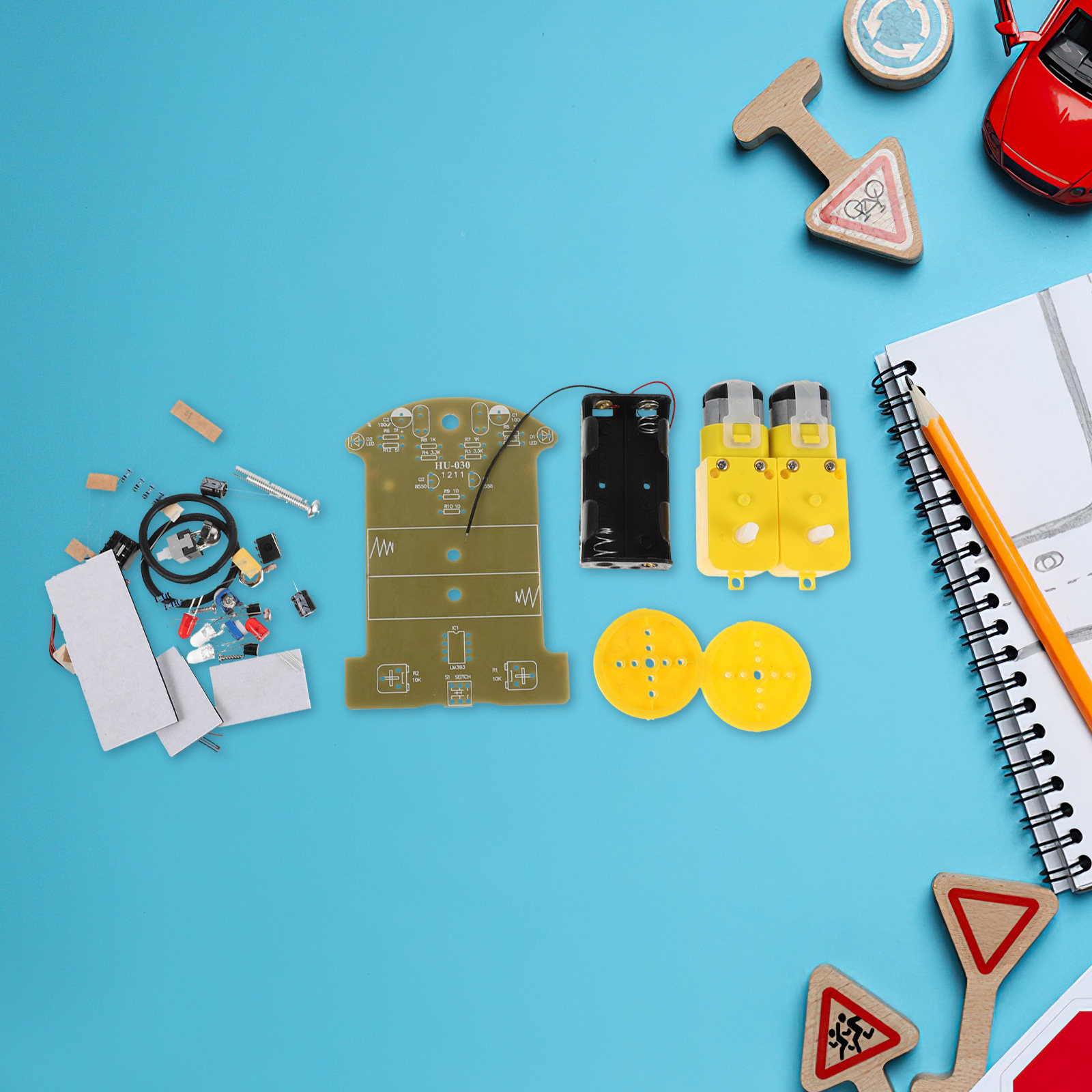 1Set Line Following Robot Car  - Diy Electronics Project Kit ulasan dan harga