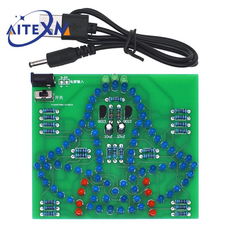 DC 3-5V DIY LED Swing Wind Chi - Diy Analog Electronics ulasan dan harga