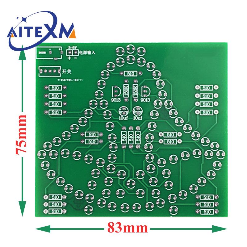 DC 3-5V DIY LED Swing Wind Chi - Diy Analog Electronics ulasan dan harga