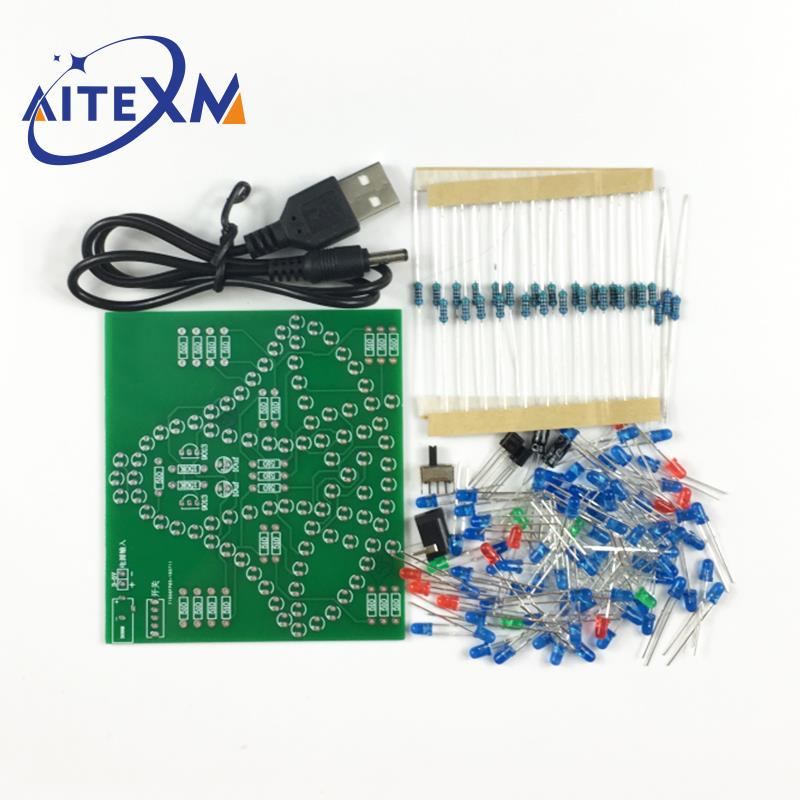 DC 3-5V DIY LED Swing Wind Chi - Diy Analog Electronics ulasan dan harga