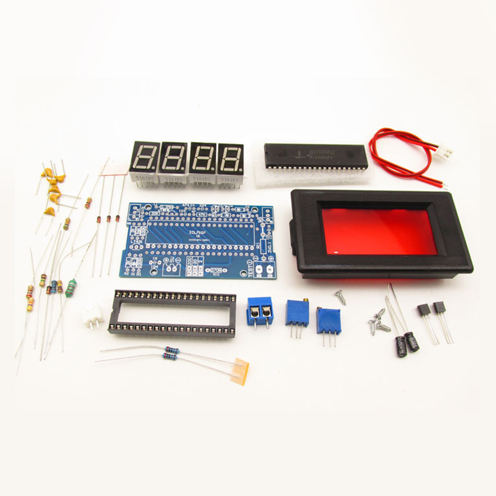 ICL7107 Voltmeter DIY Kit Part - Diy Analog Electronics ulasan dan harga