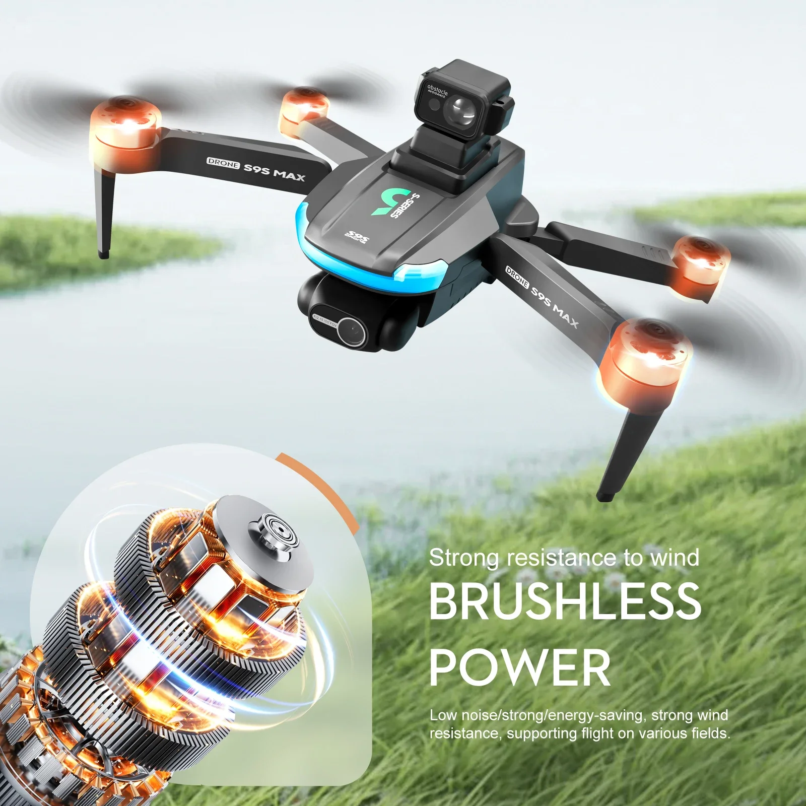 NEW S9S MAX MINI Drone 4K 2-Ax - Diy Rc Electronics ulasan dan harga