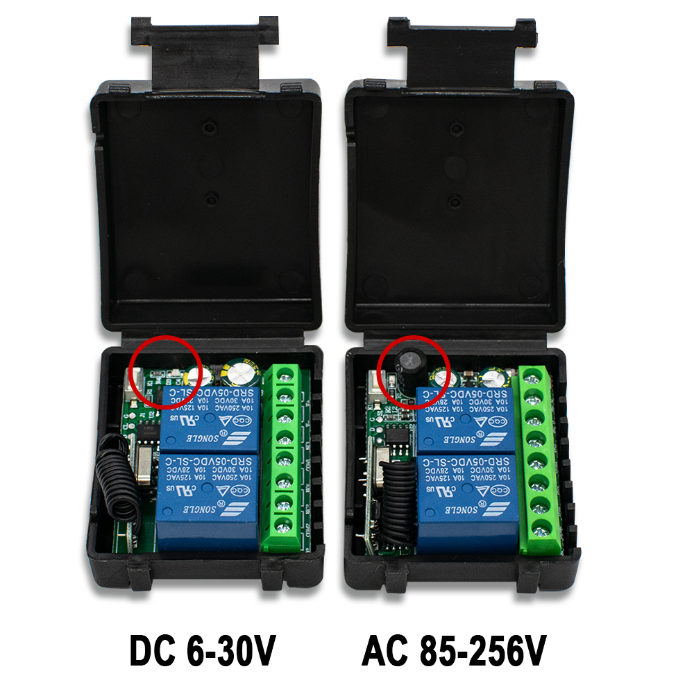 1~10pcs 2 Channel 433MHz RF Re - Diy Rc Electronics ulasan dan harga