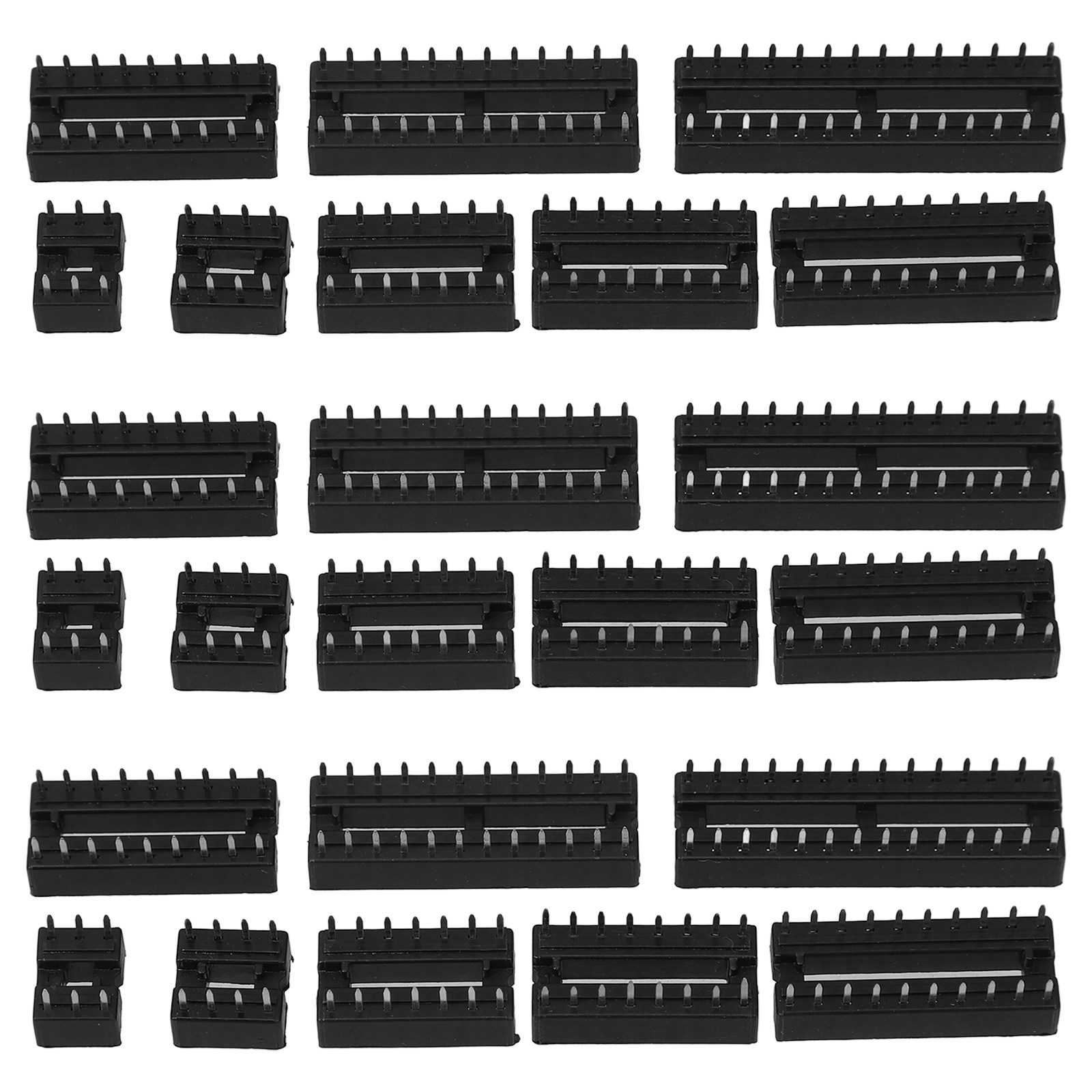 Ic Socket Set Dip 6 8 14 16 18 - Diy Electronics Holder ulasan dan harga