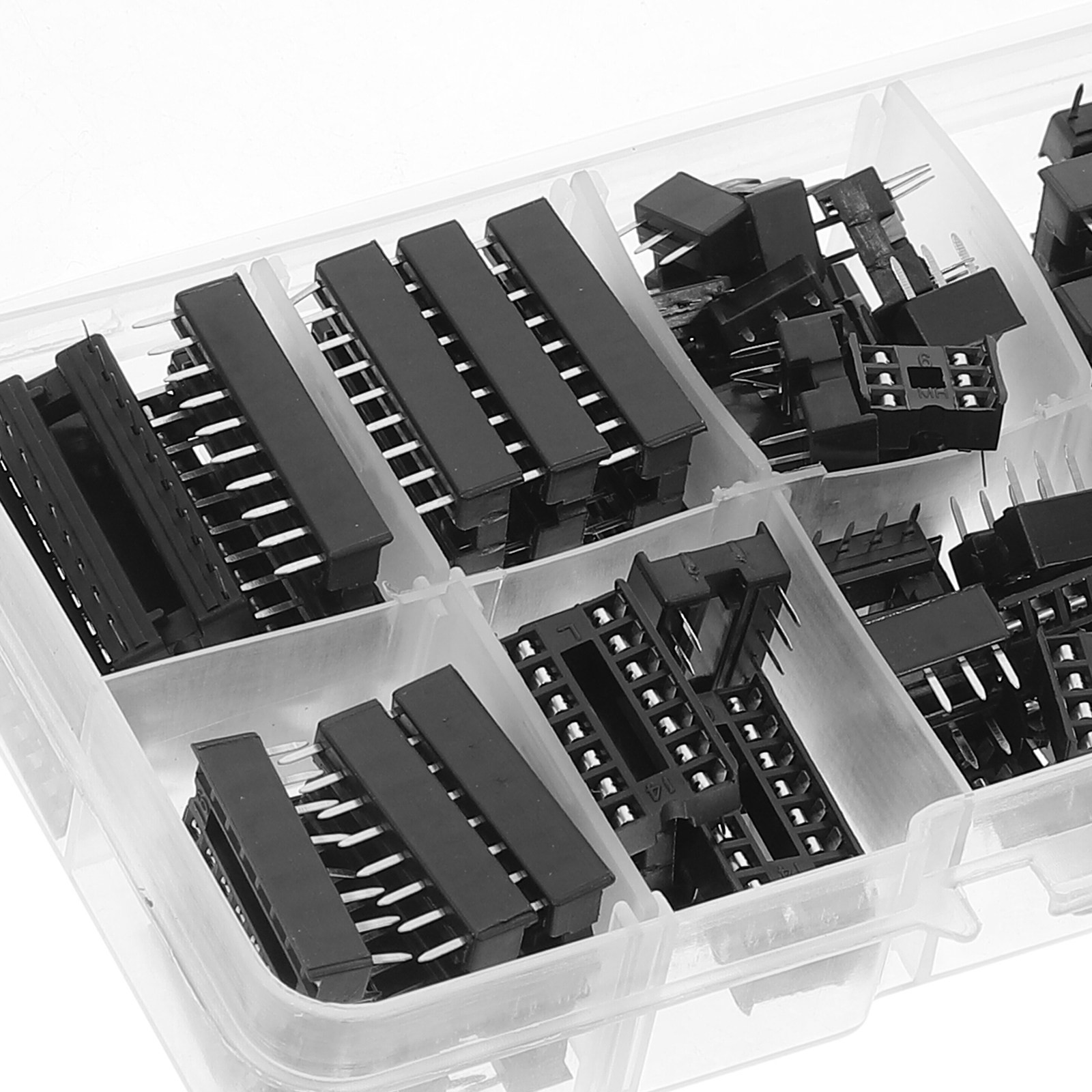 Ic Socket Set Dip 6 8 14 16 18 - Diy Electronics Holder ulasan dan harga