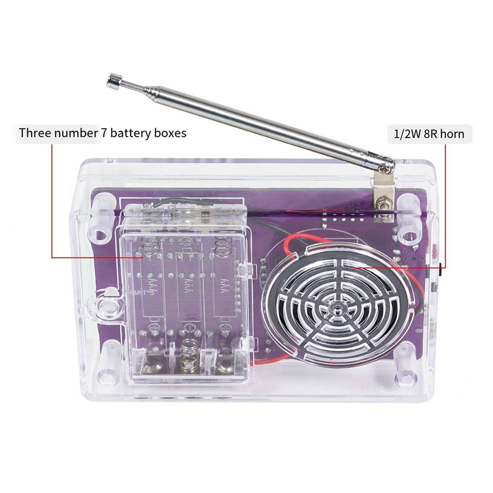 A72Z New HU-017B DIY FM Radio  - Diy Electronics Project Kit ulasan dan harga