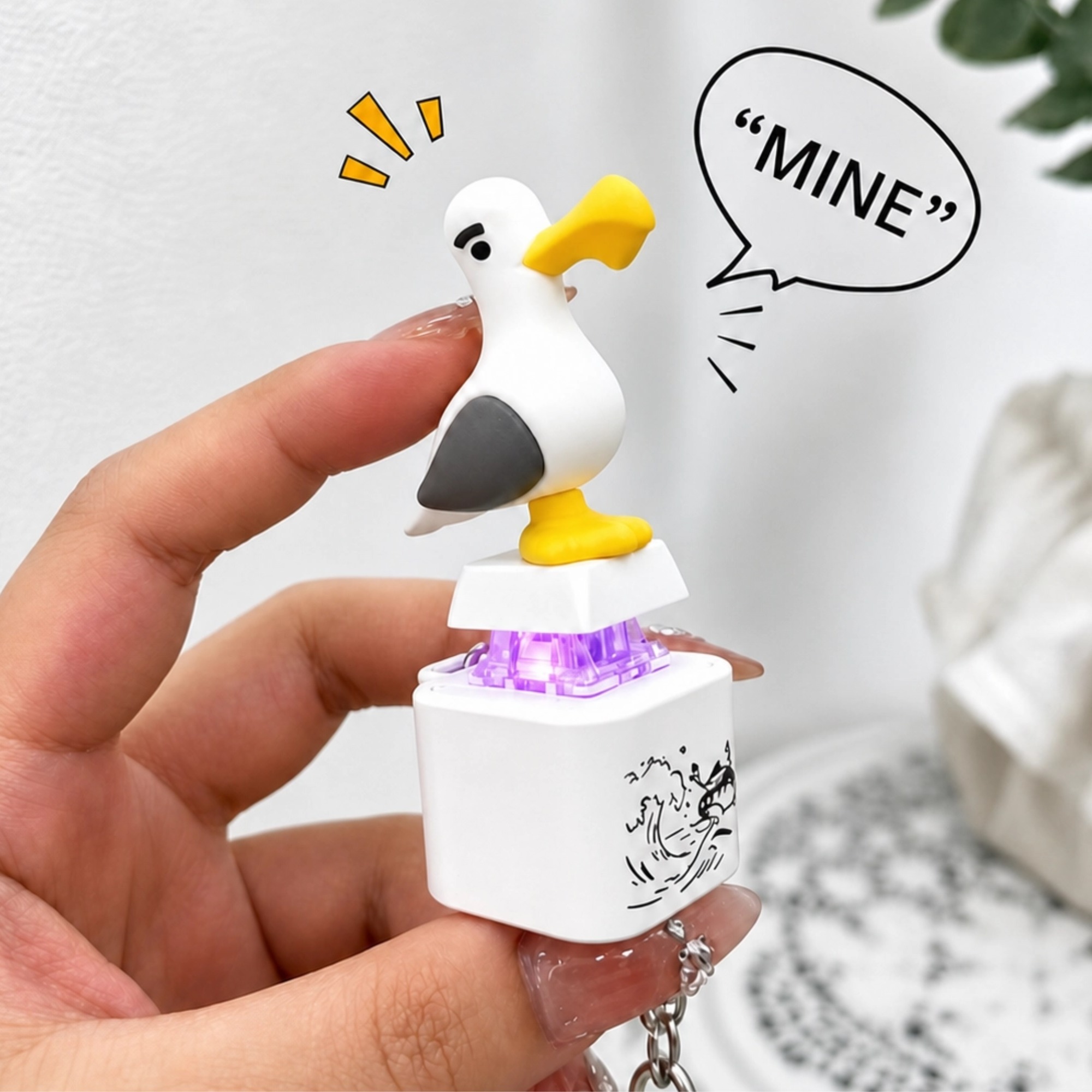 1pc Seagull Mine Sound Button  - Diy Halloween Electronics ulasan dan harga