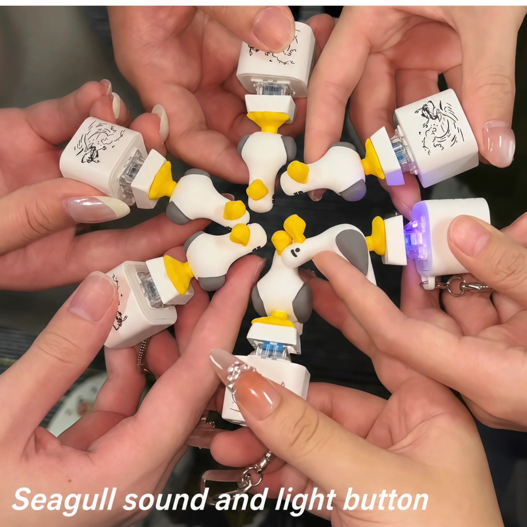1pc Seagull Mine Sound Button  - Diy Halloween Electronics ulasan dan harga