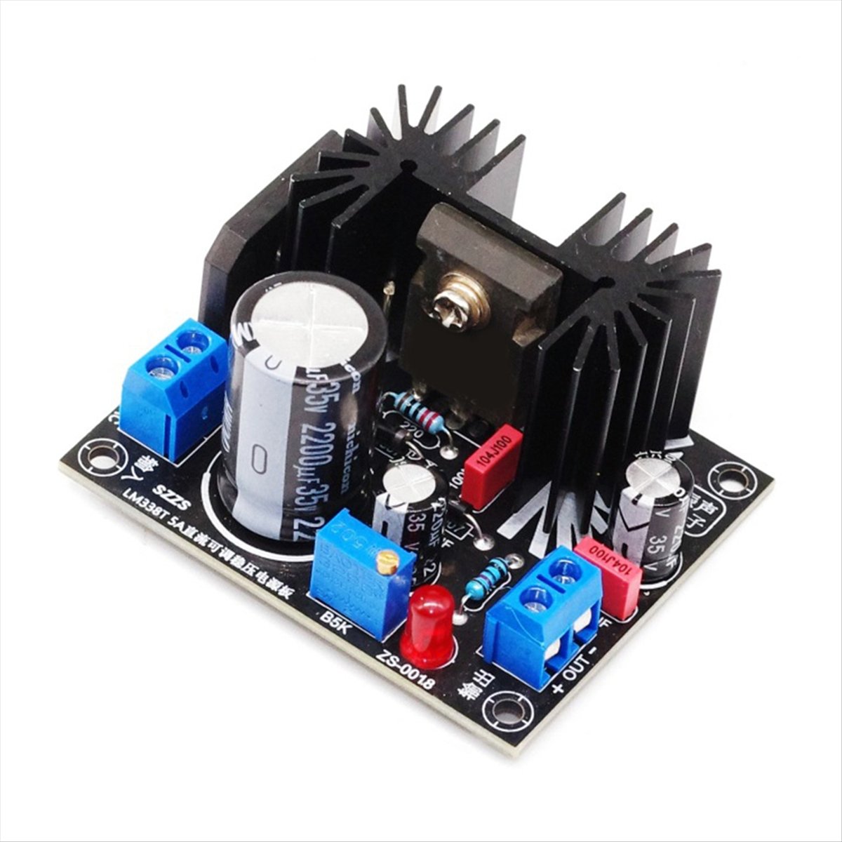 TCE Adjustable Linear Regulate - Diy Electronics Filament ulasan dan harga
