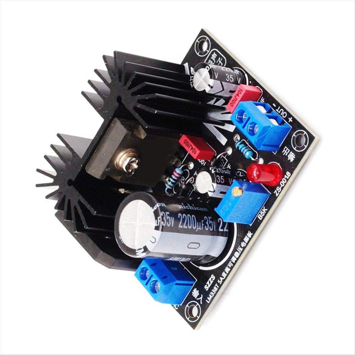 TCE Adjustable Linear Regulate - Diy Electronics Filament ulasan dan harga