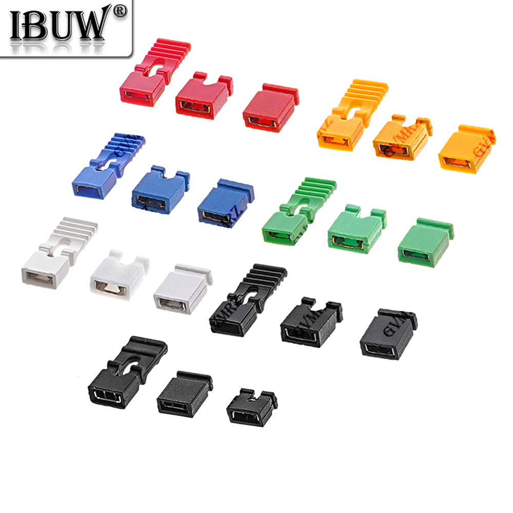 100PCS/lot 2.54mm Jumper Cap S - Male Female Header Pin ulasan dan harga