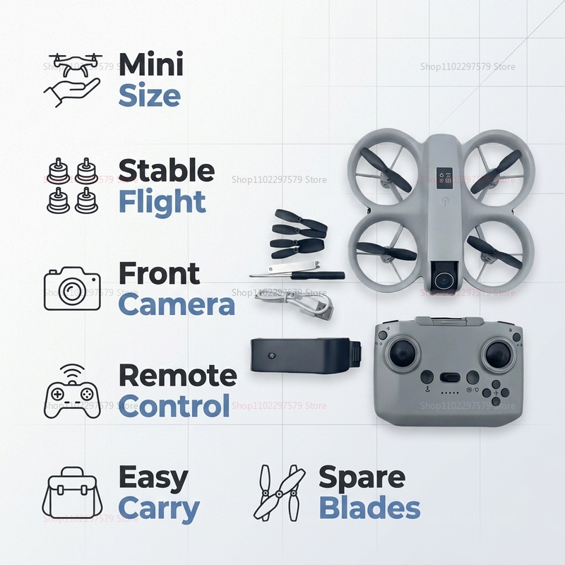 Mini Drone with 8K HD Camera F - Diy Rc Electronics ulasan dan harga