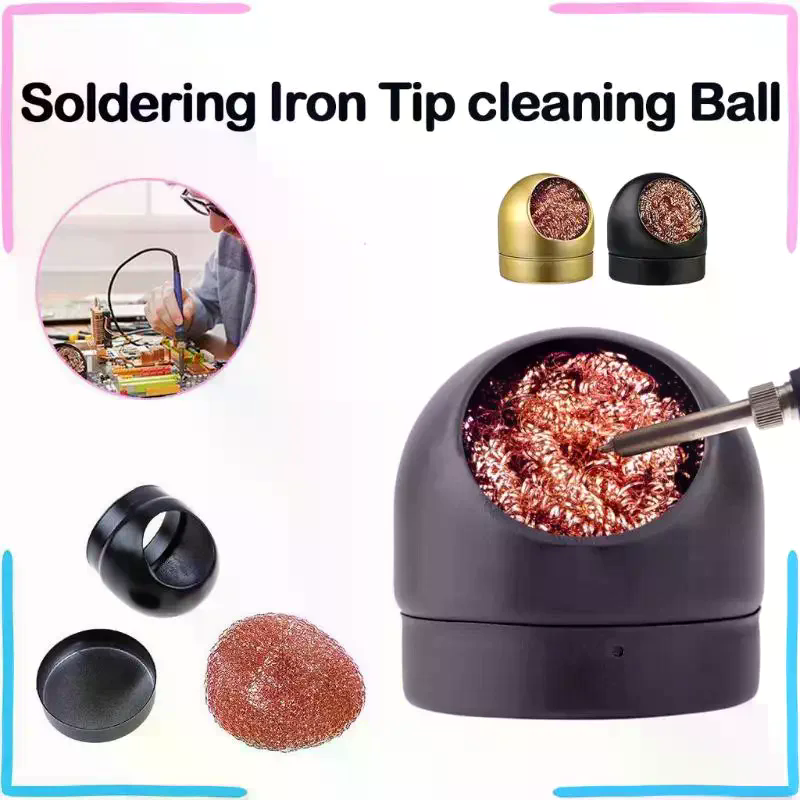 Iron Tip Cleaning Ball With Co - Diy Electronics Holder ulasan dan harga