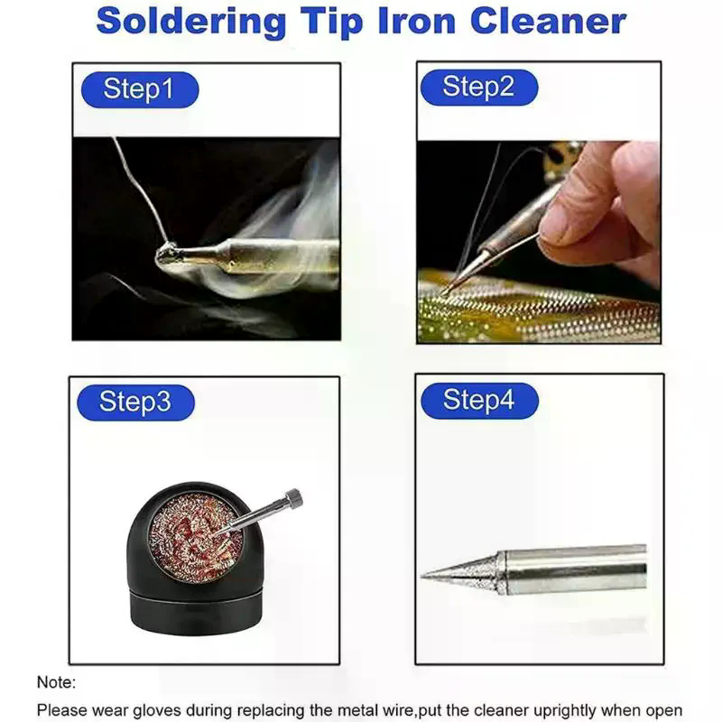 Iron Tip Cleaning Ball With Co - Diy Electronics Holder ulasan dan harga