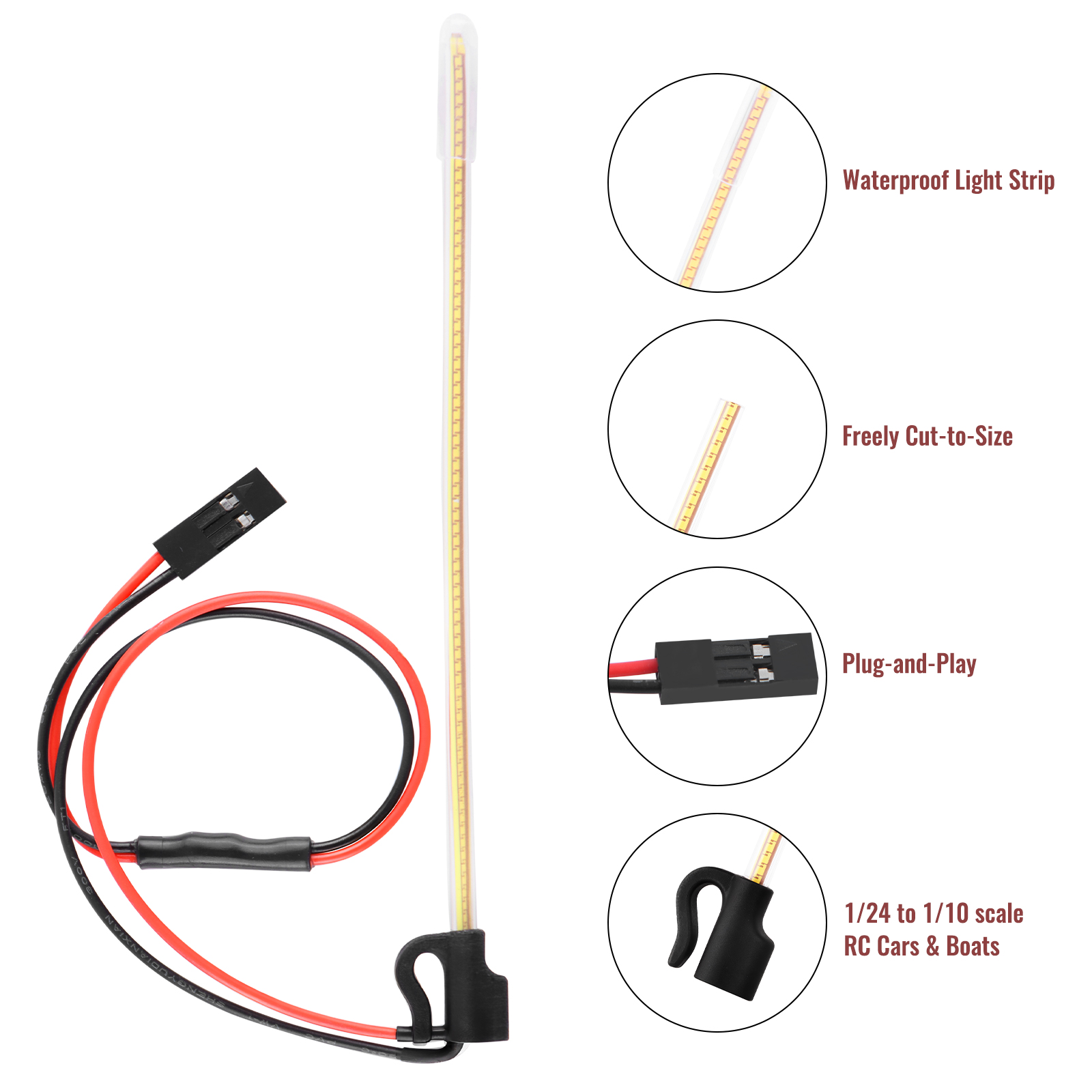 ModRax 2PCS LED RC Antenna Lig - Diy Rc Electronics ulasan dan harga