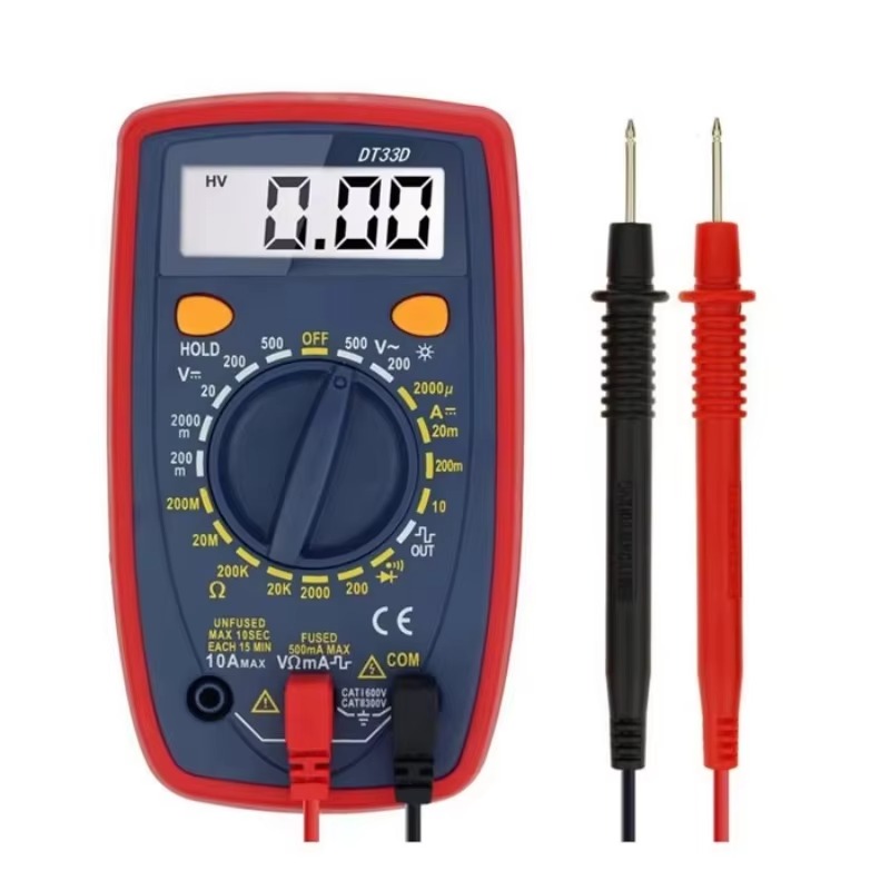 Factory Hot Sale DT33D AC DC V - Multimeter Digital ulasan dan harga