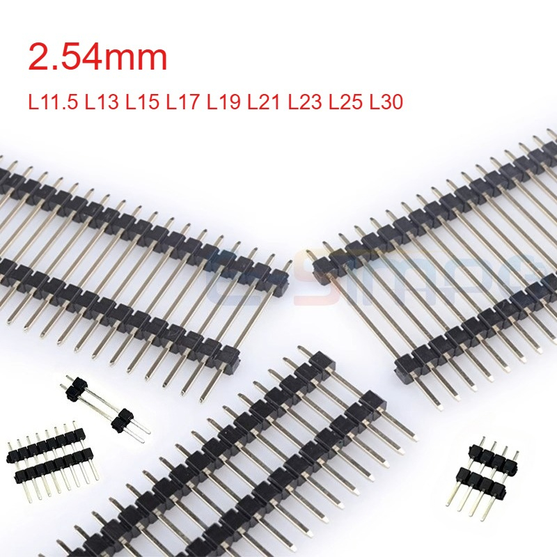 50pcs 2.54mm Gold Single Row D - Male Female Header Pin ulasan dan harga