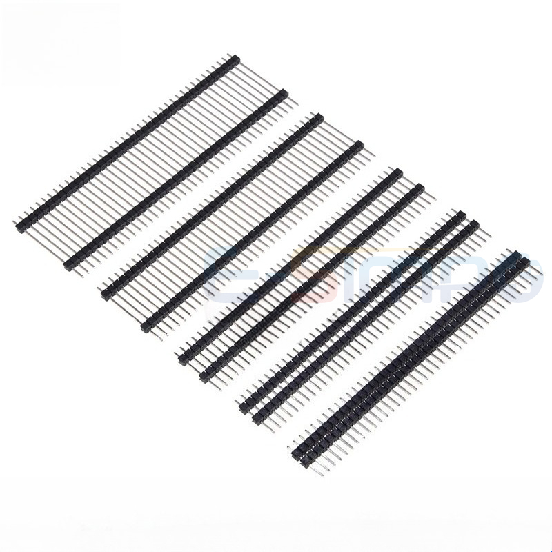 50pcs 2.54mm Gold Single Row D - Male Female Header Pin ulasan dan harga