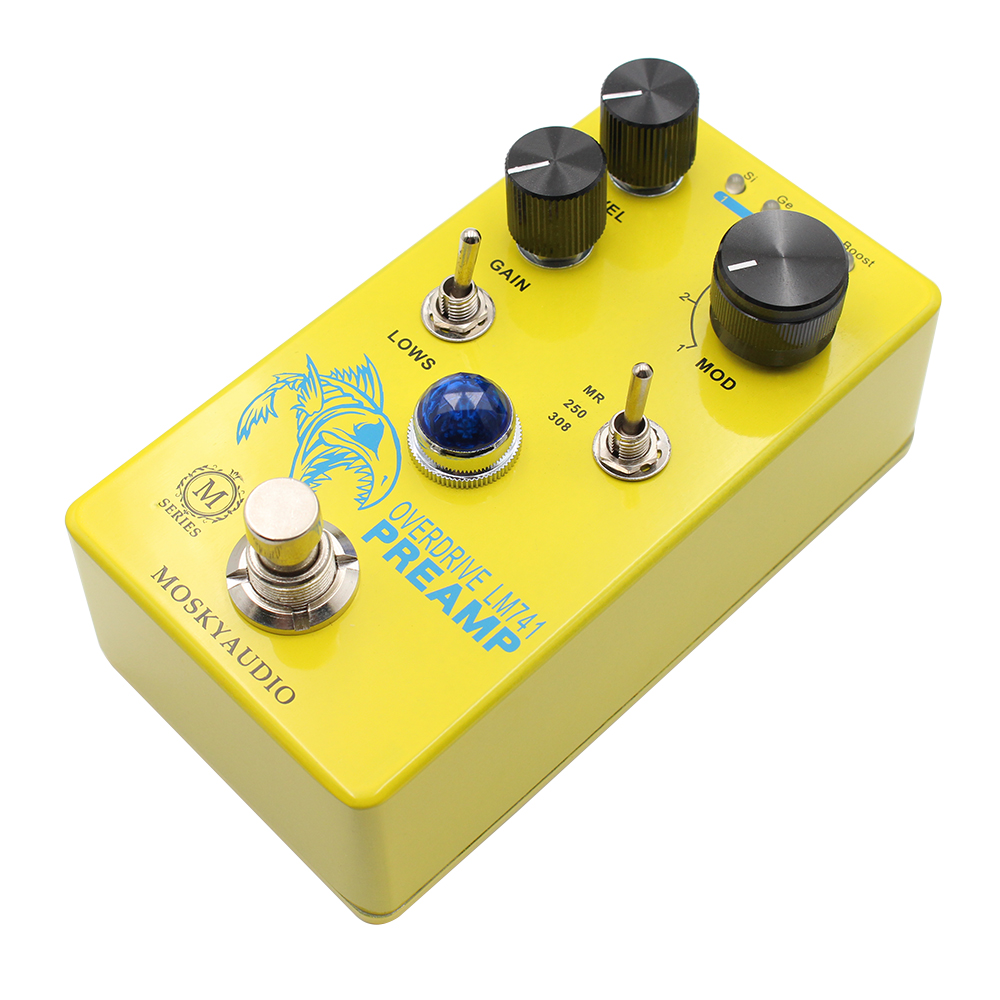 MOSKY LM741 Preamp Guitar Peda - Diy Guitar Electronics ulasan dan harga