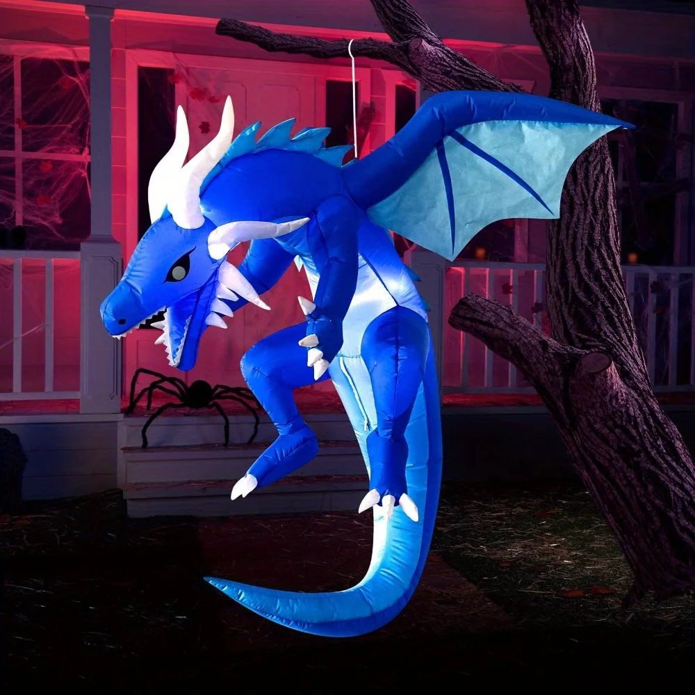 5 Ft Tall Hanging Ice Dragon H - Diy Halloween Electronics ulasan dan harga