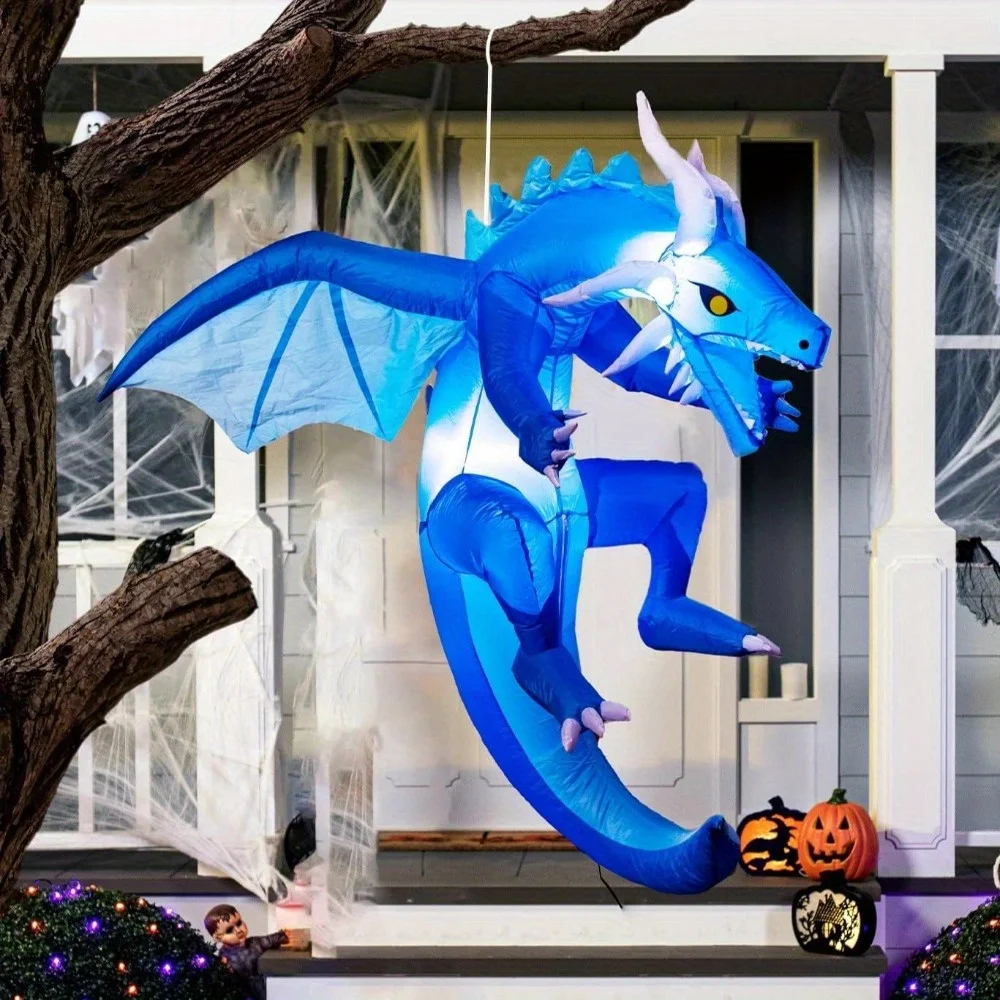 5 Ft Tall Hanging Ice Dragon H - Diy Halloween Electronics ulasan dan harga